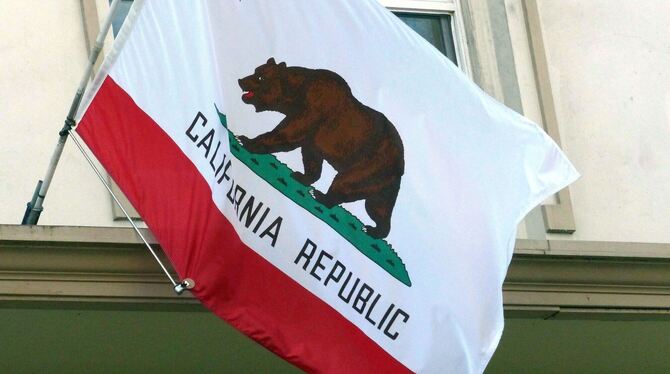 Fahne von Kalifornien Fahne von Kalifornien