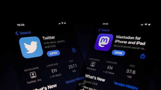 Mastodon und Twitter