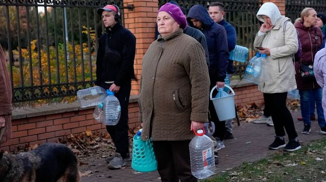 Probleme mit Wasserversorgung in Kiew