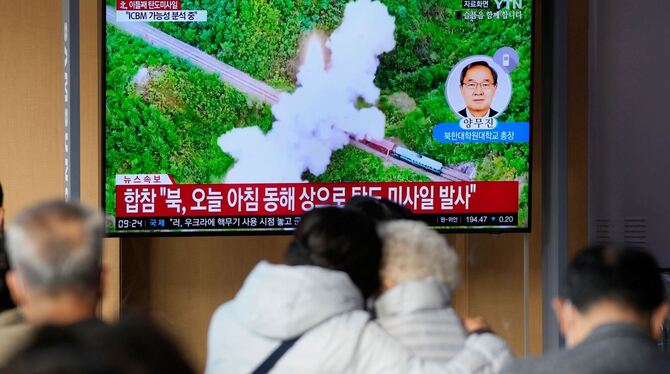 Raketenstart in Nordkorea