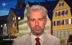 Der Tübinger Oberbürgermeister Boris Palmer zu Gast bei Maybrit Illner. Screenshot: ZDF