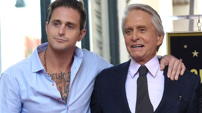 Michael Douglas mit Sohn Cameron