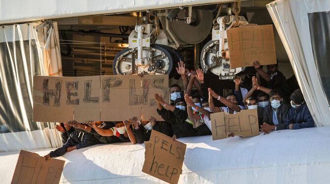 Migranten in Italien