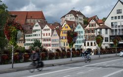 Radfahrer in Tübingen