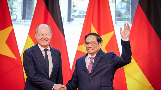 Scholz besucht Vietnam
