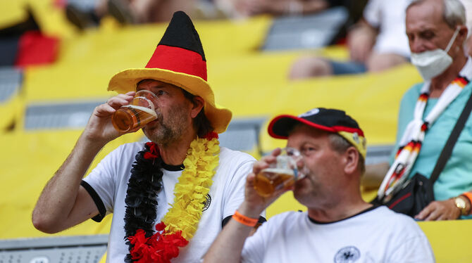 Bier im Stadion ist erlaubt, aber alkoholfrei.