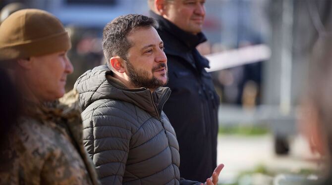 Wolodymyr Selenskyj in Cherson