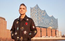 Robbie Williams im Hamburger Hafen