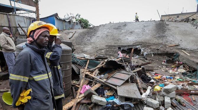 Hauseinsturz in Nairobi