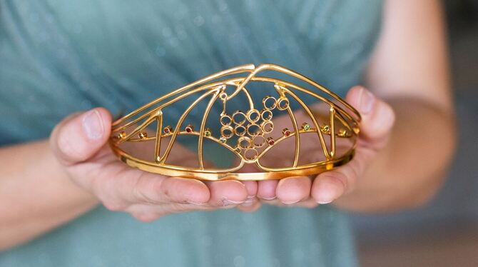 Krone einer Weinkönigin