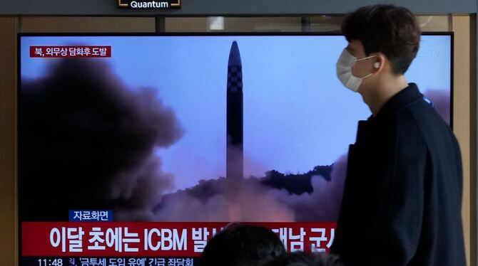 Raketentest in Nordkorea Raketentest in Nordkorea