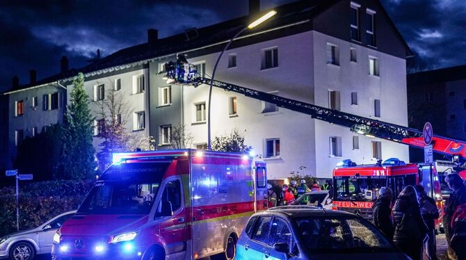 Brand in Esslingen