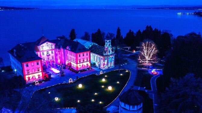 Lichterfest Christmas Garden auf der Insel Mainau