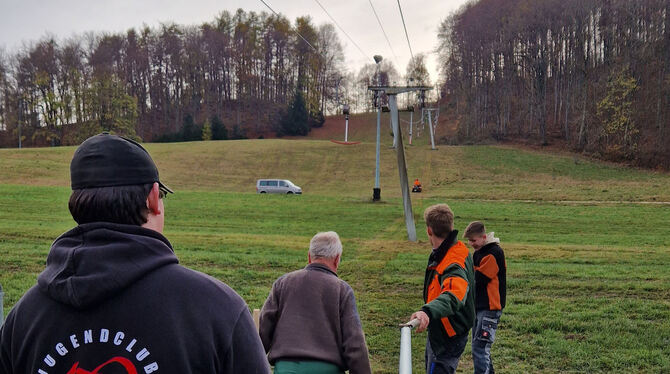 Der Skilift Dottingen ist bereit. FOTO: PRIVAT