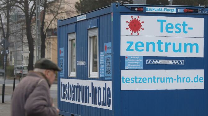 Corona-Teststation