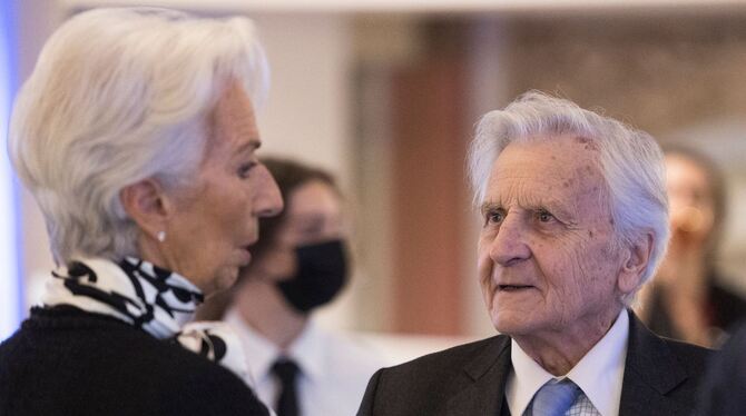 Jean-Claude Trichet und Christine Lagarde