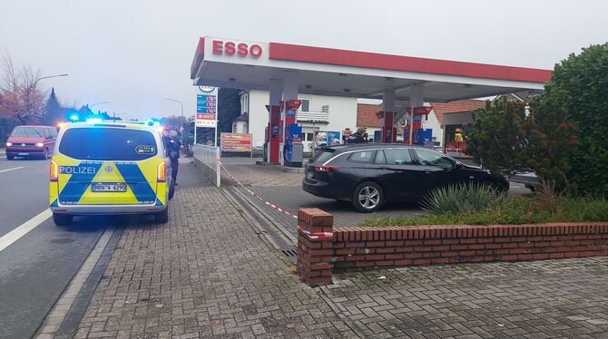 Schüsse in Tankstelle in Lengerich