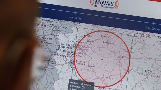 Warnsystem beim Bundesamt für Bevölkerungsschutz