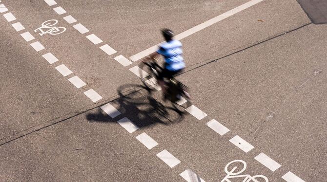 Radfahrer in Freiburg