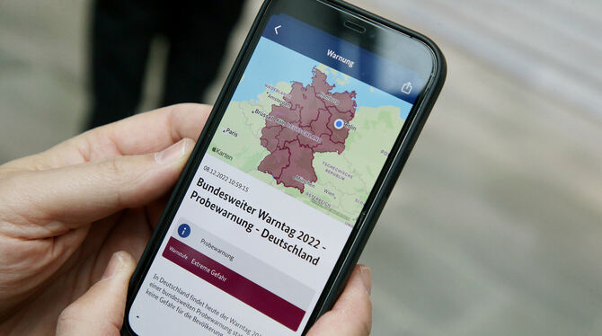 Am 8. Dezember wurde bundesweit die Infrastruktur zur Warnung der Bevölkerung getestet.