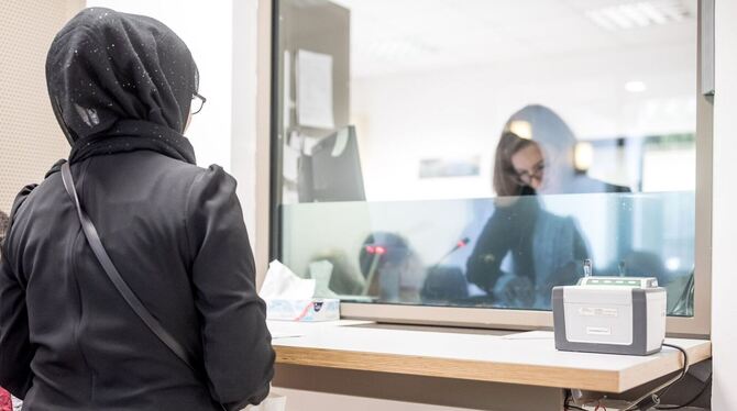 Visastelle der Deutschen Botschaft in Amman