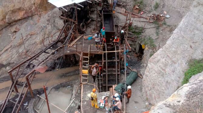 Bergwerksunglück in Indonesien