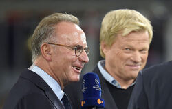 Zwei der Berater: Karl-Heinz Rummenigge (links) und Oliver Kahn.  FOTO: GEBERT/DPA