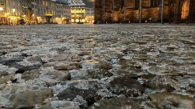 Glatteis in Südbaden Glatteis in Südbaden