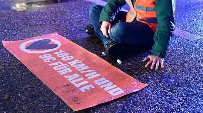 Blockade in Ludwigsburg