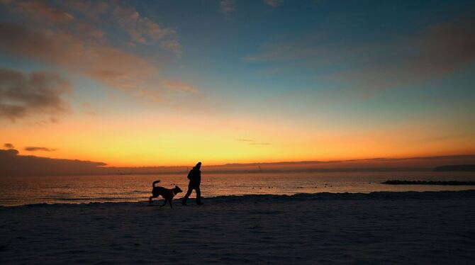 Sonnnenaufgang an der Ostsee