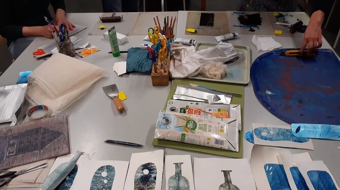 Die ersten Druck-Ergebnisse.