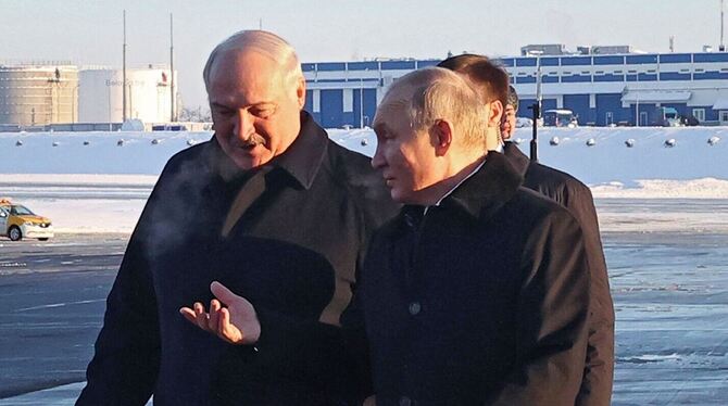 Lukaschenko empfängt Putin in Minsk