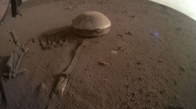 Wohl letztes Bild vom Mars-Lander »Insight«