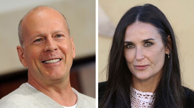 Bruce Willis und Demi Moore