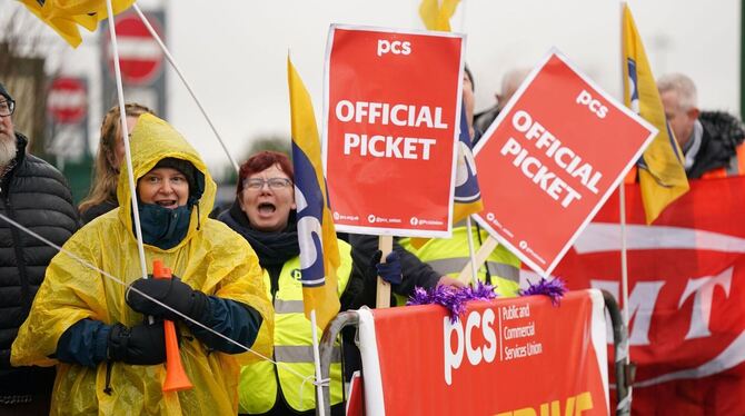 Streik in Großbritannien