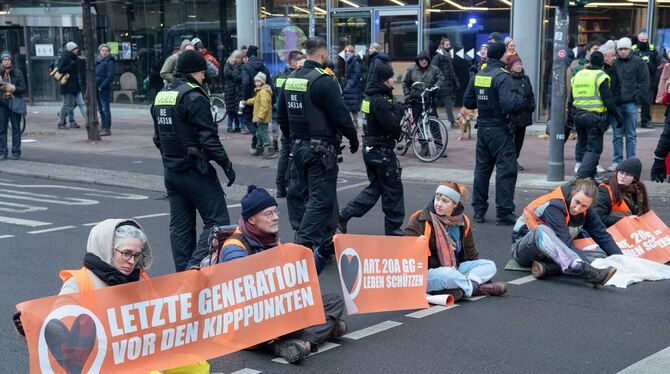 Klima-Blockade in Berlin