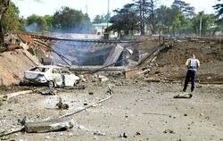 Explosion eines Tankwagens in Südafrika