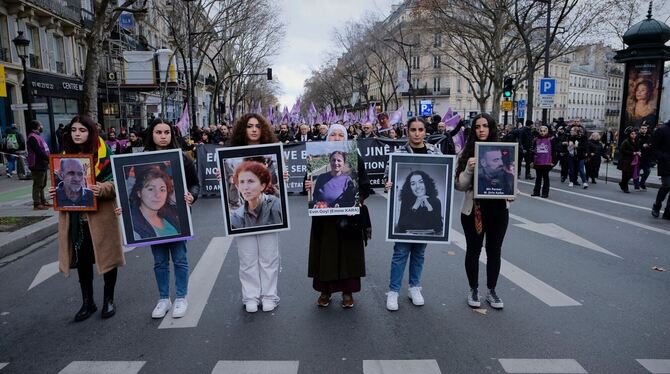 Gedenkmarsch in Paris