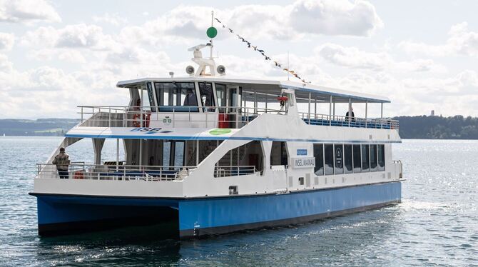 Elektroschiff im Linienverkehr auf dem Bodensee