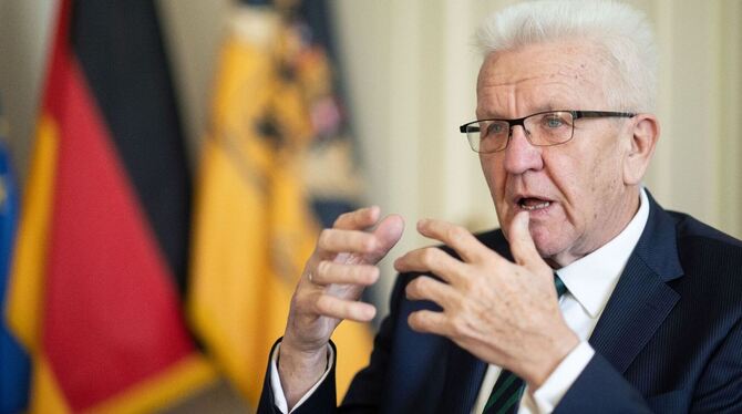 Baden-Württembergs Ministerpräsident Winfried Kretschmann (Grüne)