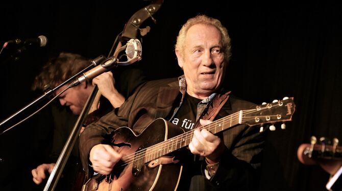 Rudie Blazer und seine Broadway Cowboys im Club Voltaire.  FOTO: MORAWITZKY