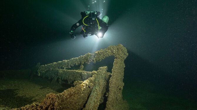 Schiffswrack im Bodensee Schiffswrack im Bodensee