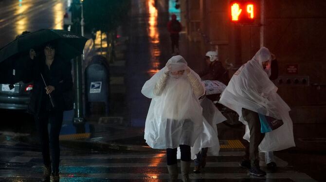 Regenwetter in Kalifornien