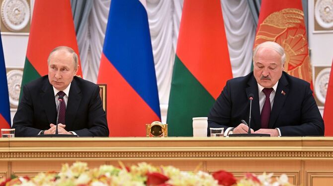 Wladimir Putin und Alexander Lukaschenko