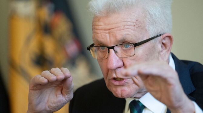 Baden-Württembergs Ministerpräsident Winfried Kretschmann (Grüne)