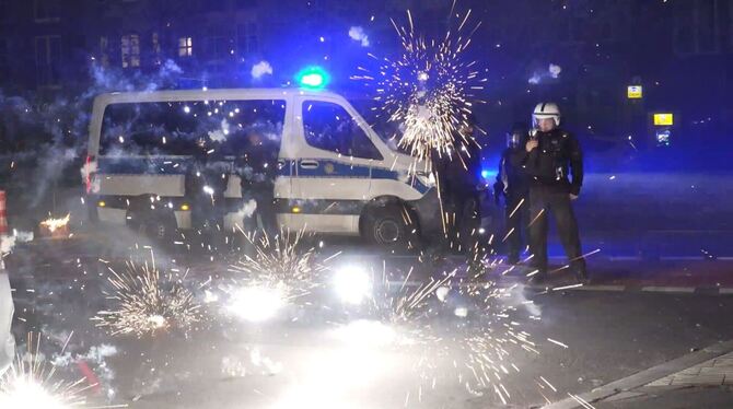 Berliner Polizei an Silvester Berliner Polizei an Silvester