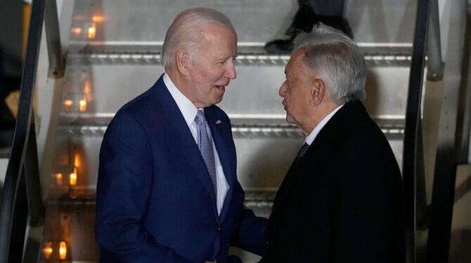 US-Präsident Biden besucht Mexiko