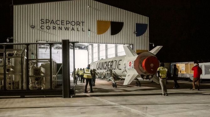 Satellitenstart in England