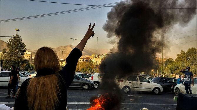 Demonstration in Teheran