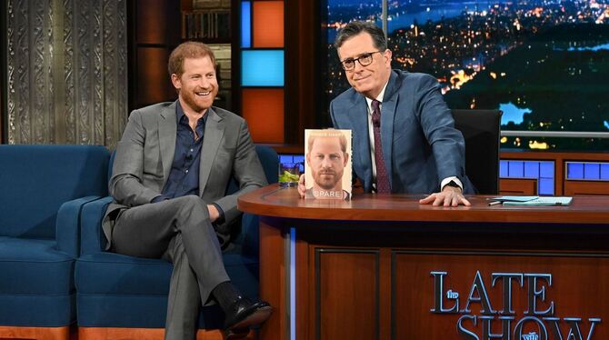 Prinz Harry bei US-Satiriker Stephen Colbert